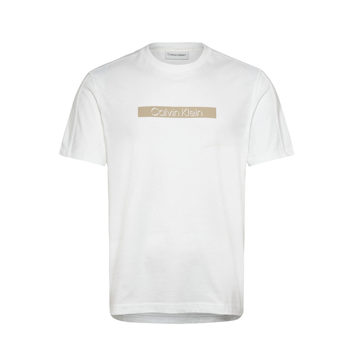 Calvin Klein Cut Out Shadow Logo T-Shirt YAF Bright White