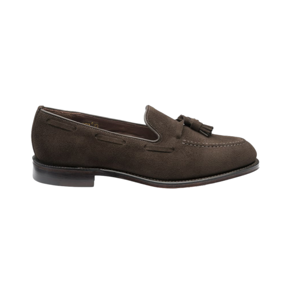 Loake Russel Tassle Loafer Choc Brown Suede