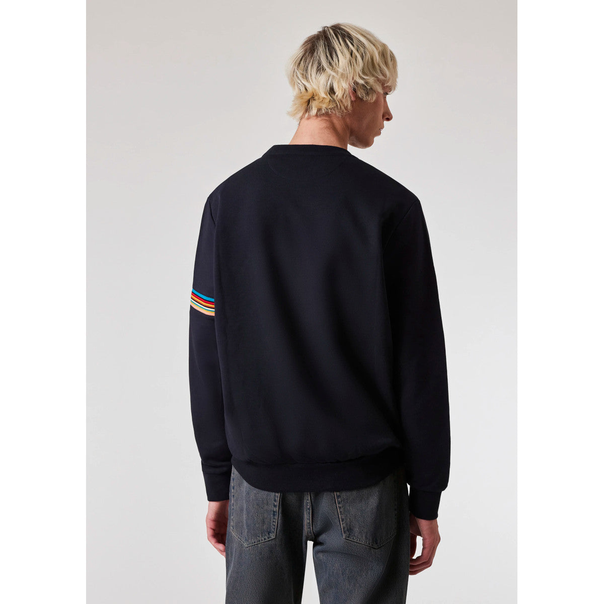 Paul Smith  Stripe Arm Sweatshirt 49 DK NAVY