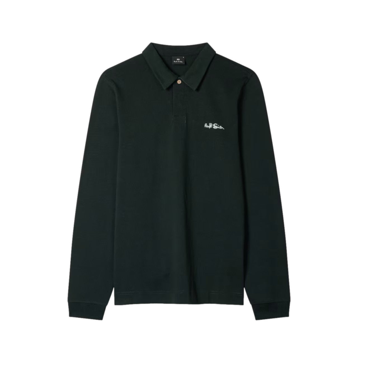 PS Paul Smith LS PS Emb Polo Shirt 38 Green