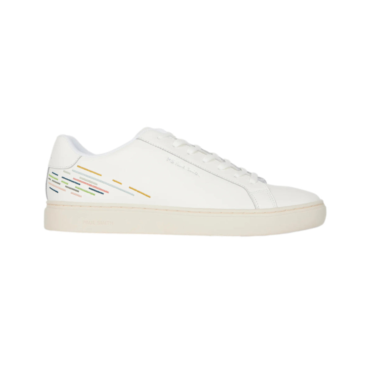 PS Paul Smith Rex Embroidery Trainers 01 WHITE