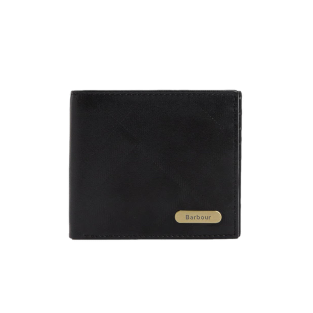 Barbour Brunton Leather Wallet BK31 Black