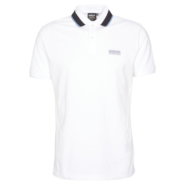 Barbour International Reamp Polo Shirt WH12 White