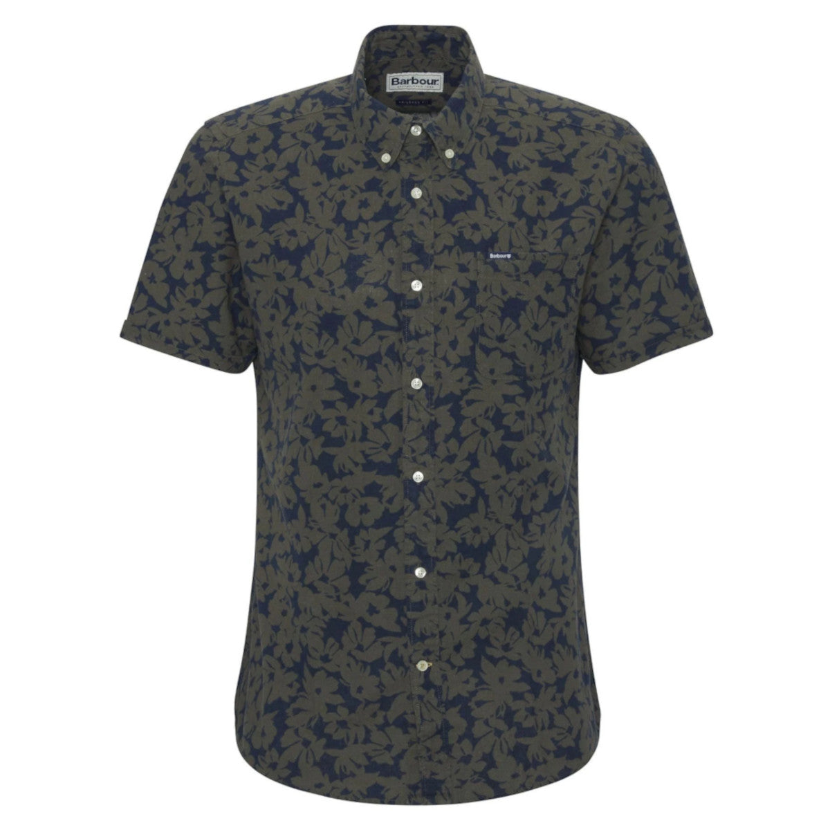 Barbour Sidmouth Printed SS Shirt NY91 Navy