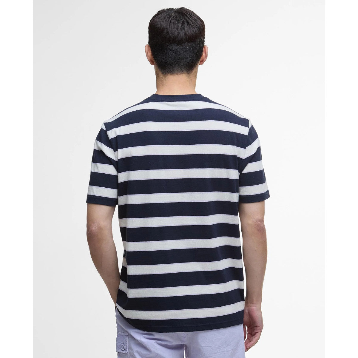 Barbour International Luca Striped T-Shirt NY91 Navy