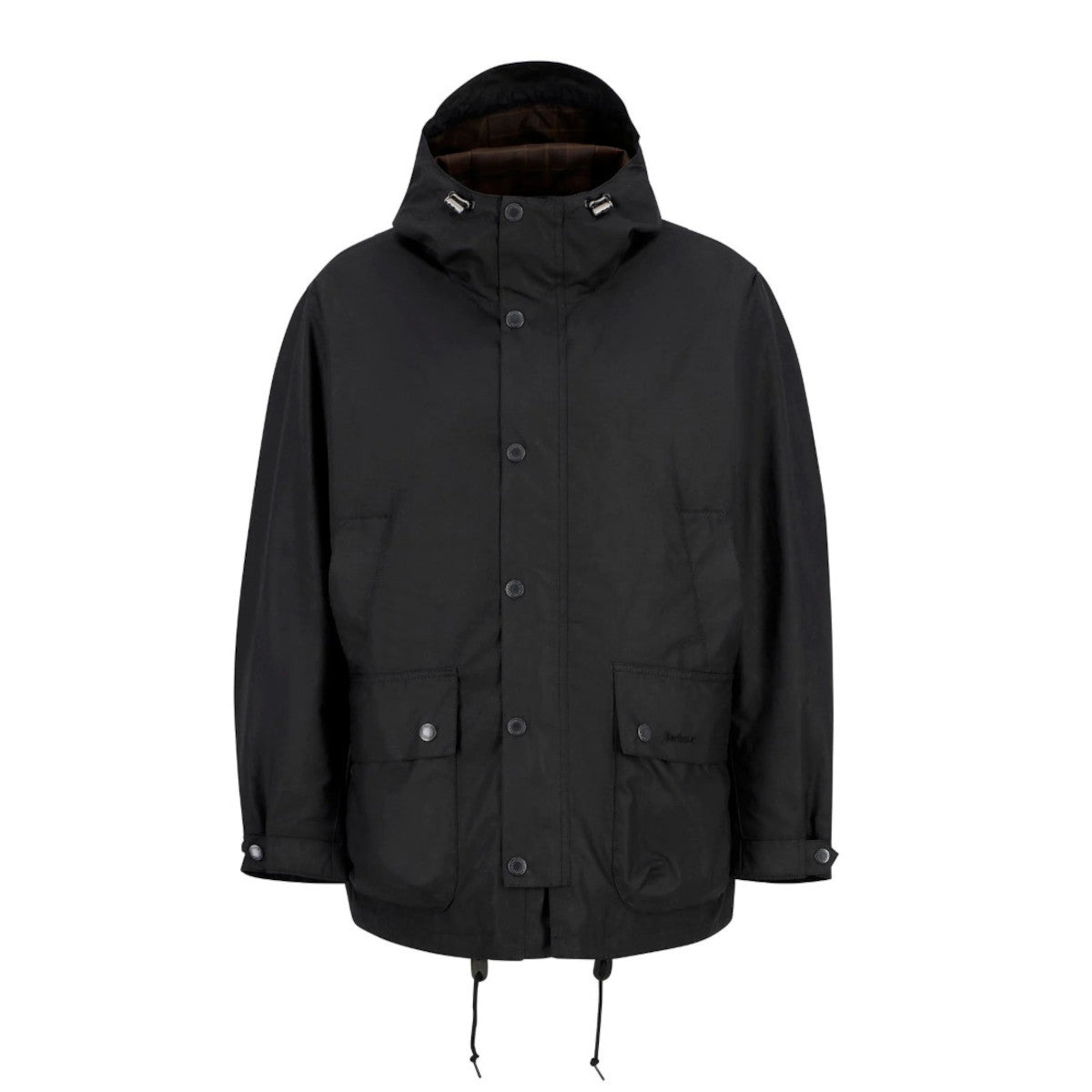 Barbour Tide Hood Wax Jacket BK71 Black