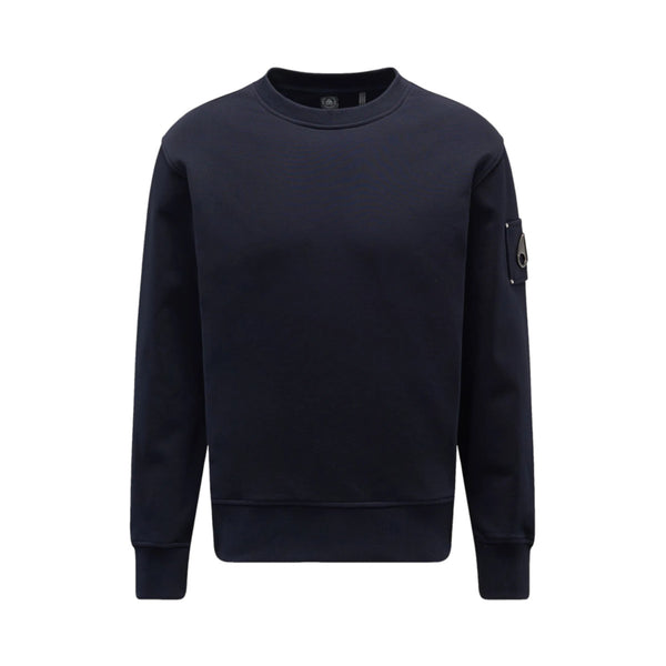 Moose Knuckles Hartsfield Crew Neck Sweatshirt 833 Navy