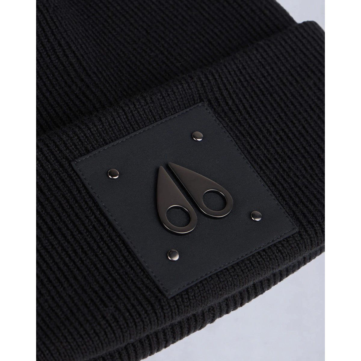 Moose Knuckles Logo Icon Beanie 292 Black