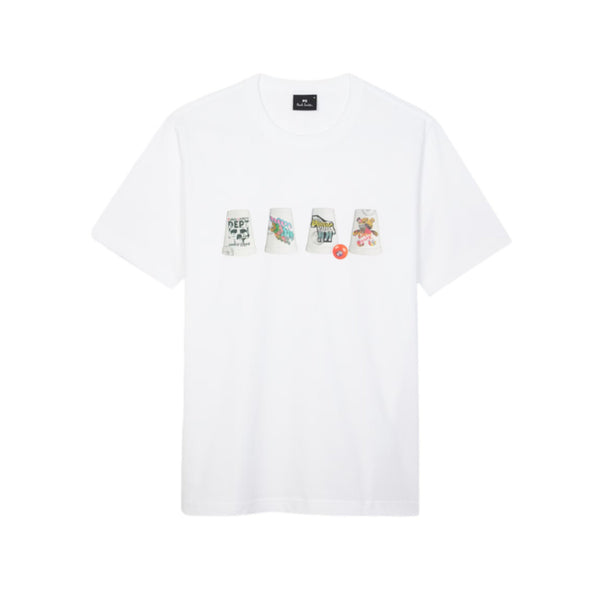 PS Paul Smith Cups T-Shirt 01 WHITE
