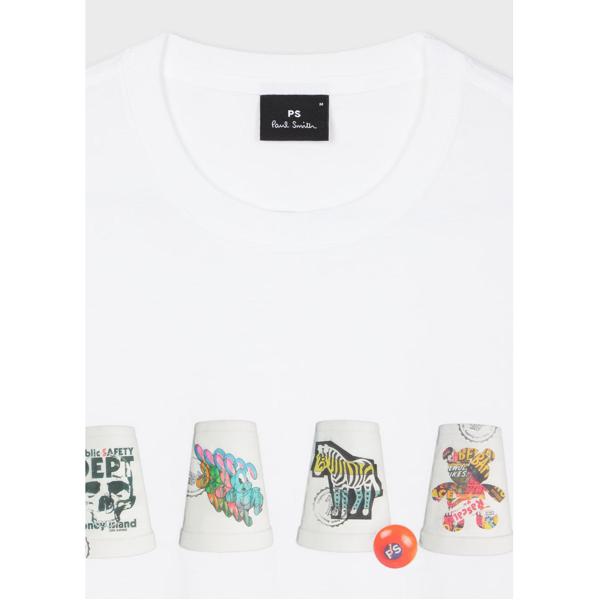PS Paul Smith Cups T-Shirt 01 WHITE