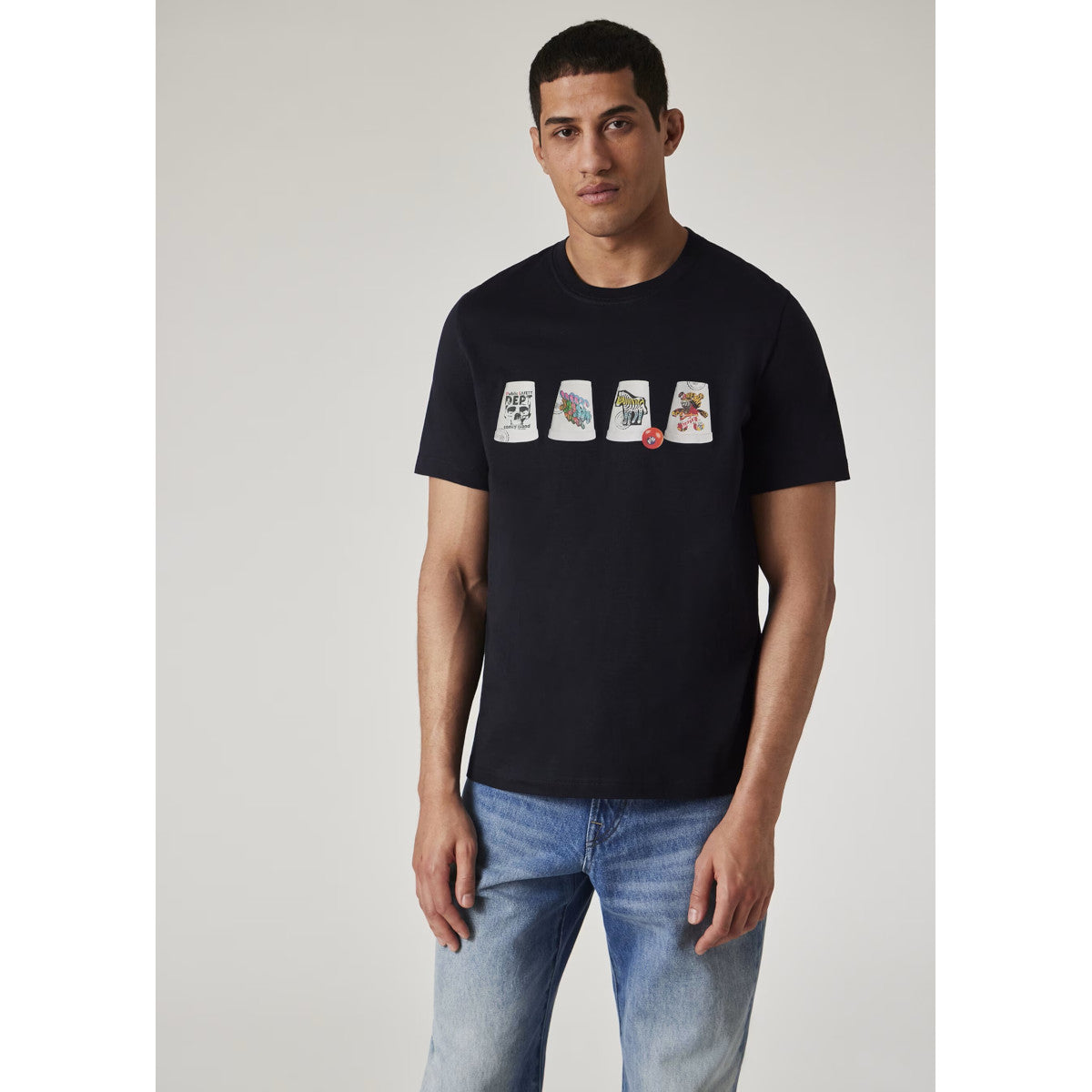 PS Paul Smith Cups T-Shirt 49 DK NAVY