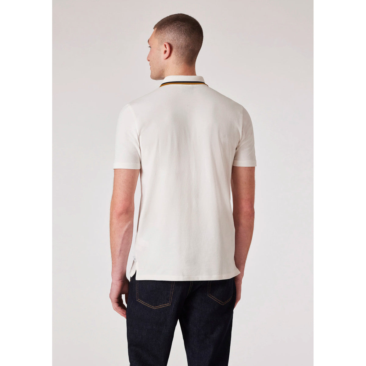 PS Paul Smith Half Zip Polo Shirt 02A Off White