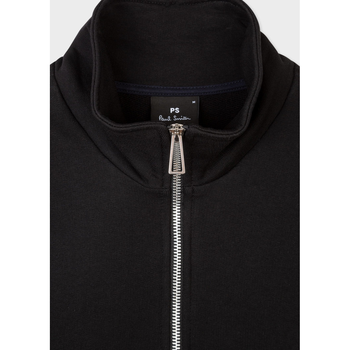 PS Paul Smith Half Zip Zebra Sweatshirt A2-25 79 BLACK