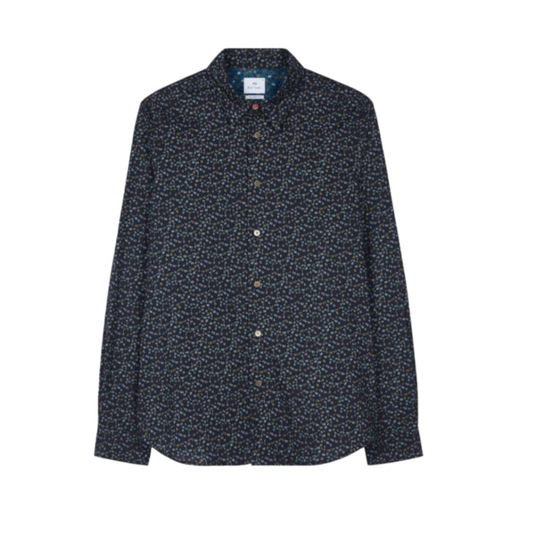 PS Paul Smith LS Tailored Fit Shirt 49 DK NAVY