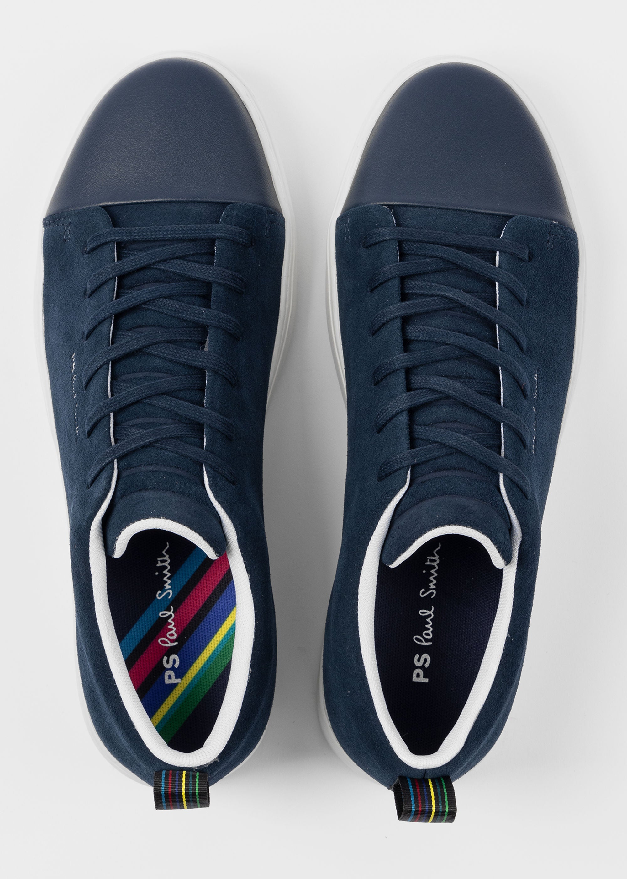 PS Paul Smith Lee Suede Trainers 49 DK NAVY