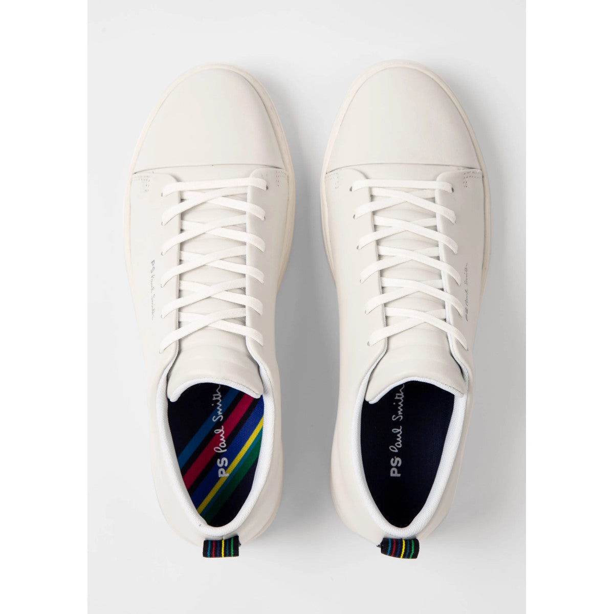 PS Paul Smith Lee Tape Trainers 01 WHITE