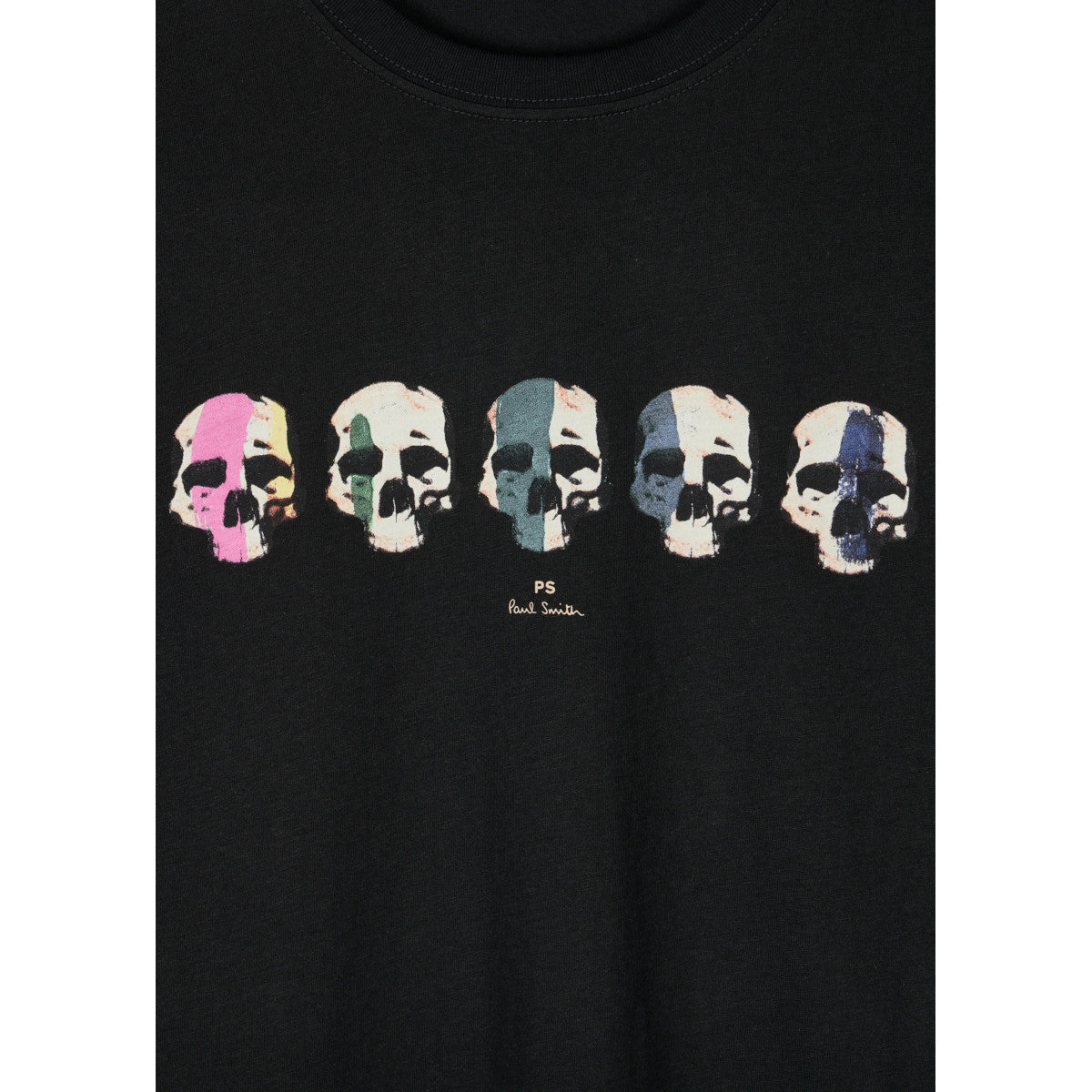 PS Paul Smith Multi Skull T-Shirt 79 BLACK