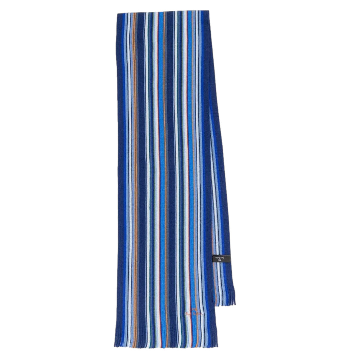 PS Paul Smith PS Multi Colour Stripe Scarf 45 Cobalt