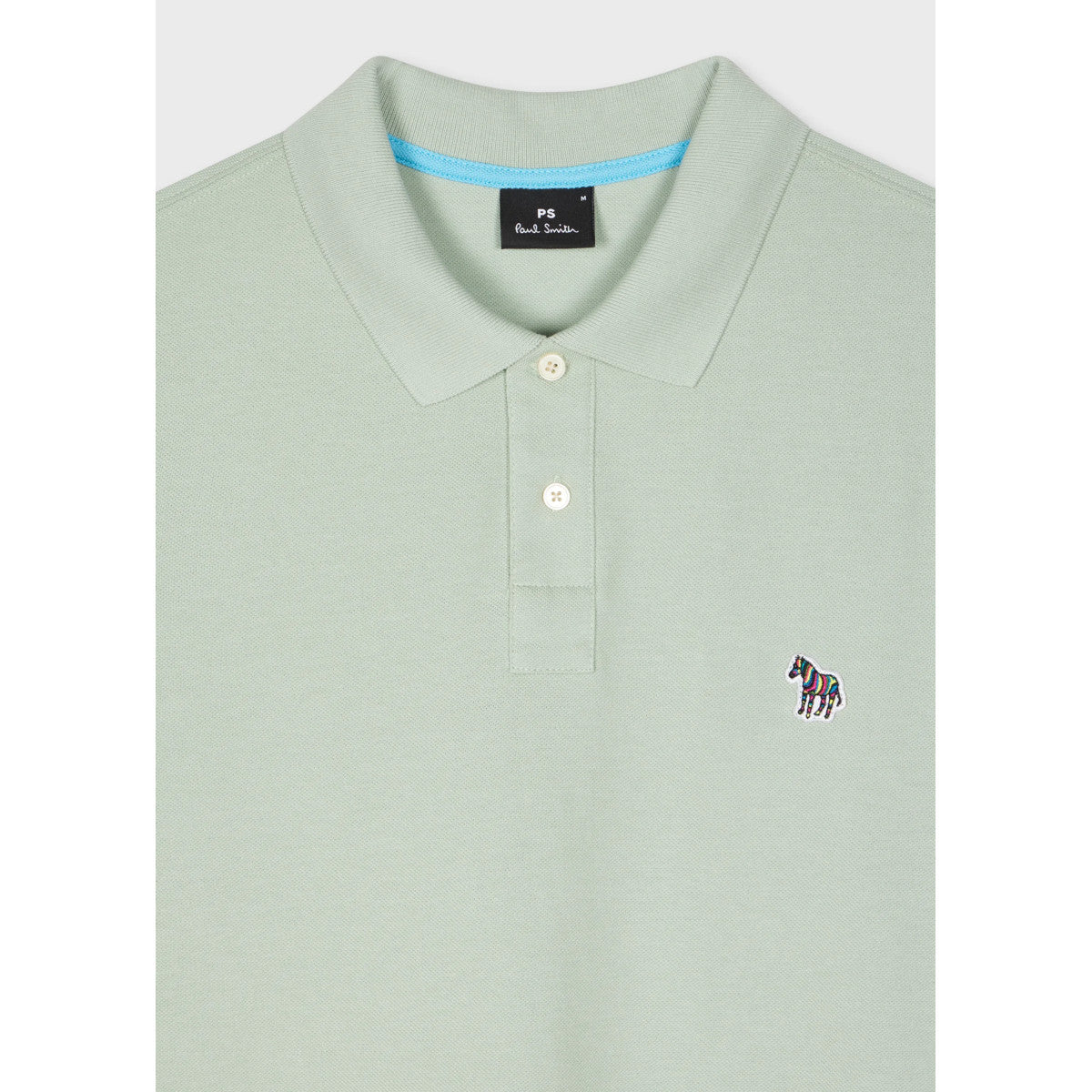 PS Paul Smith Reg Fit SS Zebra Polo Shirt 30B Green