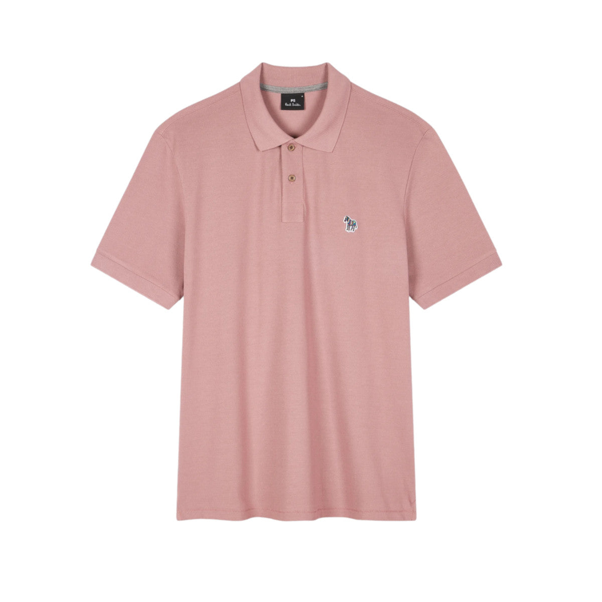 PS Paul Smith Reg Fit Zebra Polo Shirt 55A  Mauve