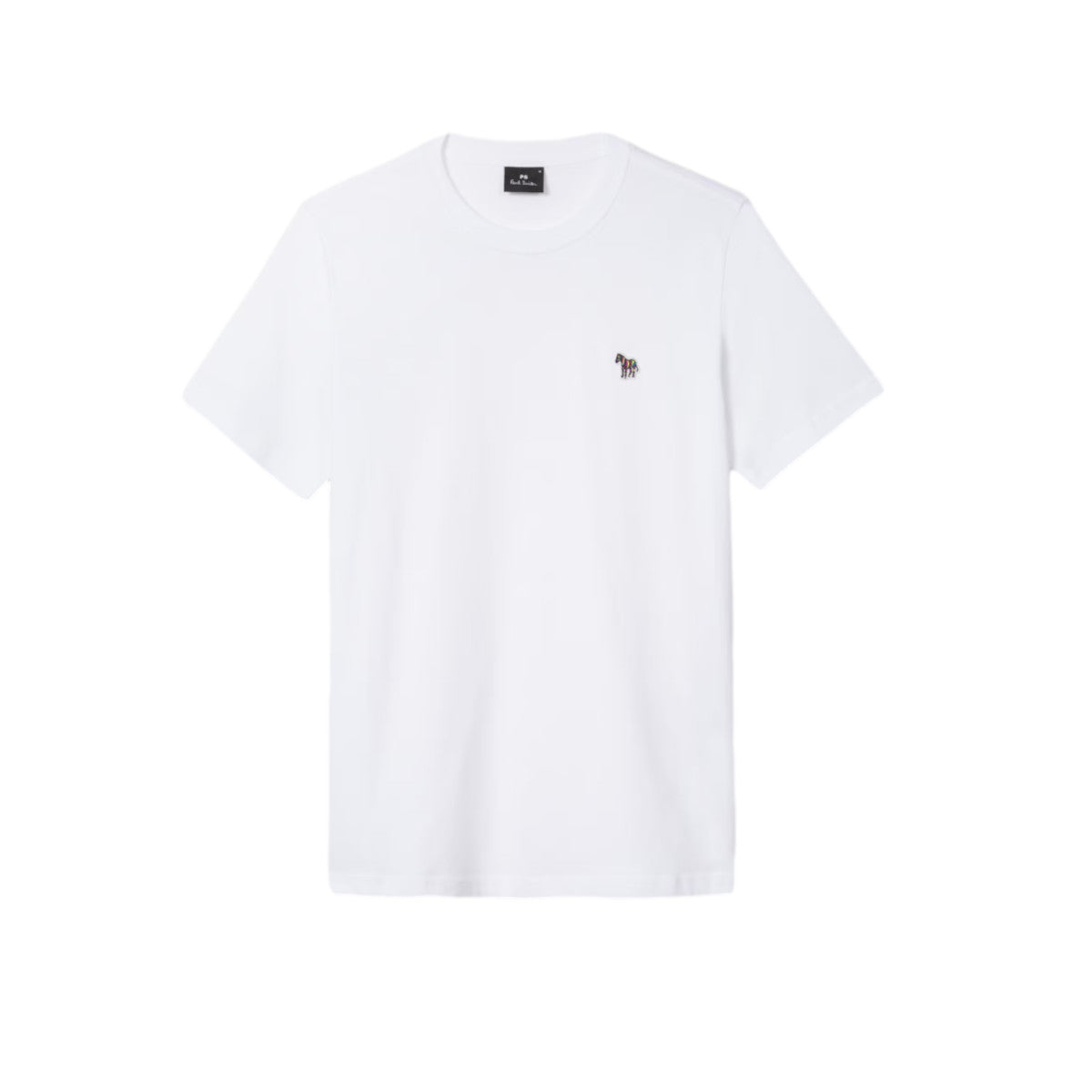 PS Paul Smith Reg Fit Zebra T-Shirt S2-25 01 WHITE