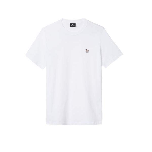 PS Paul Smith Reg Fit Zebra T-Shirt S2-25 01 WHITE
