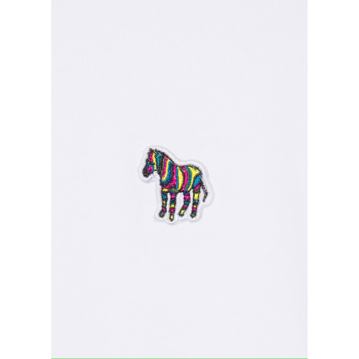 PS Paul Smith Reg Fit Zebra T-Shirt S2-25 01 WHITE
