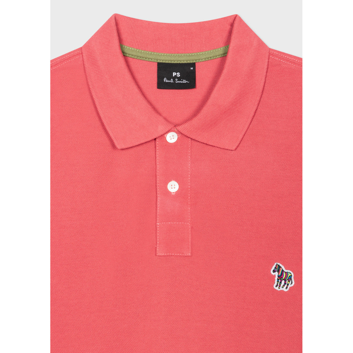 PS Paul Smith Regular Fit SS Zebra Polo Shirt 23B Pink