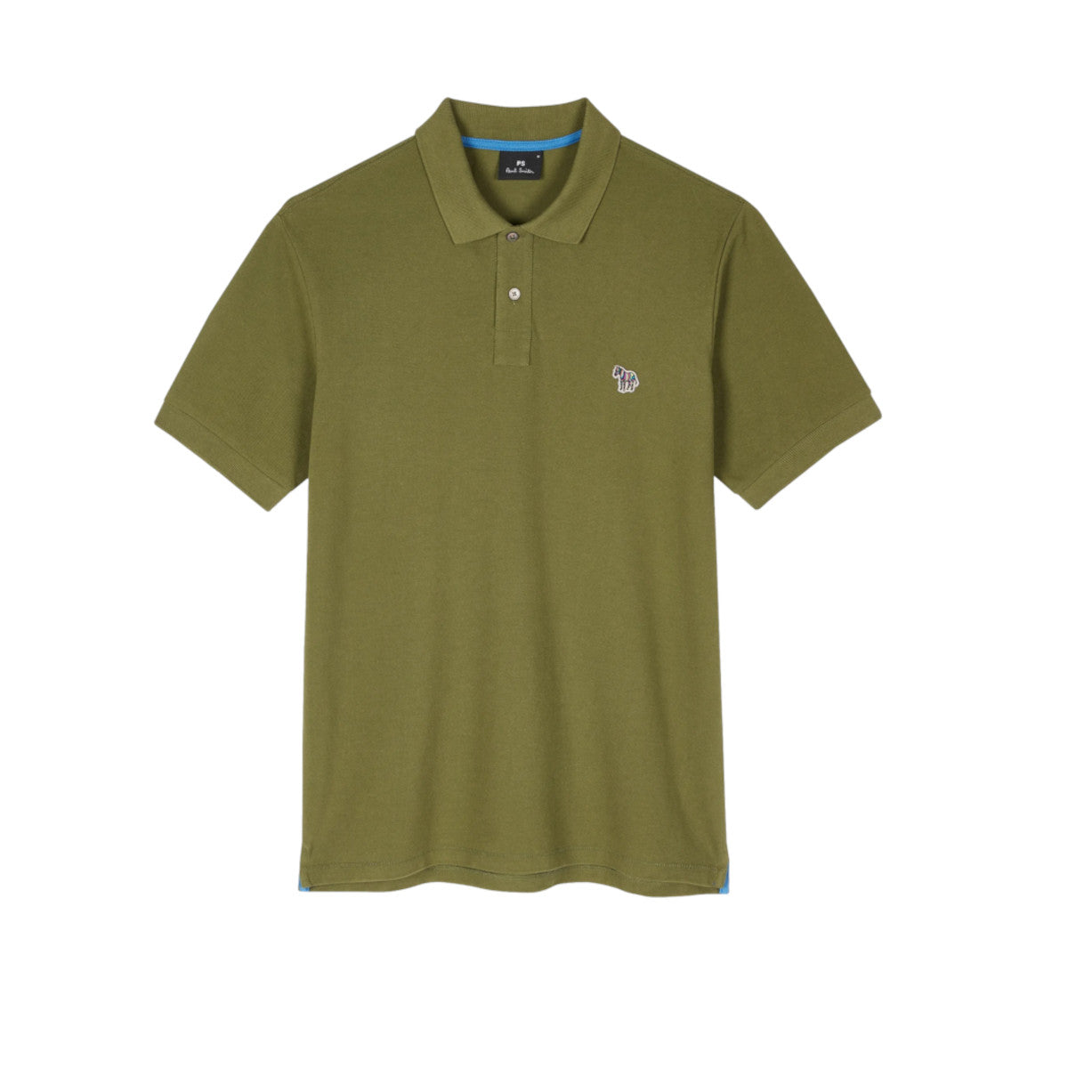 PS Paul Smith Regular Fit Zebra Polo Shirt 36E Green