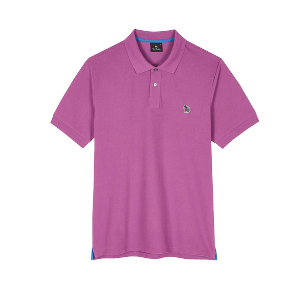 PS Paul Smith Regular Fit Zebra Polo Shirt 53C Purple
