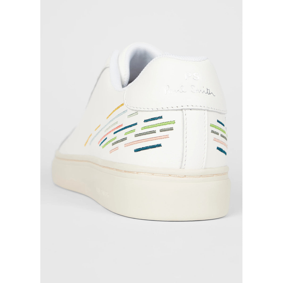 PS Paul Smith Rex Embroidery Trainers 01 WHITE