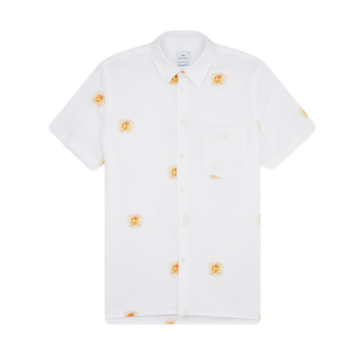 PS Paul Smith SS Regular Fit Sun Shirt 01 WHITE