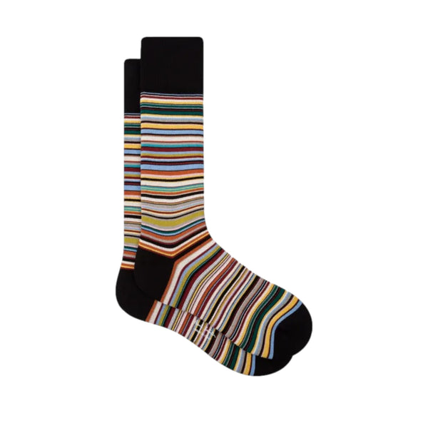 PS Paul Smith Signature Stripe Socks 92A Black