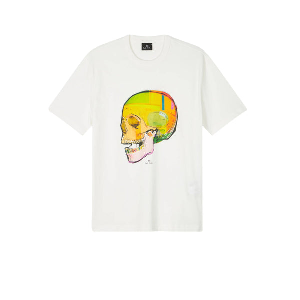 PS Paul Smith Skull T-Shirt 02 White