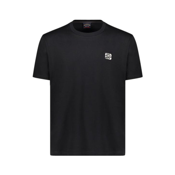 Paul & Shark Camoflage Iconic Badge T-Shirt 011 Black