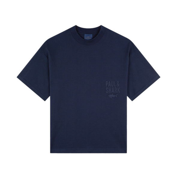 Paul & Shark Embroidered P&S T-Shirt 050 Navy