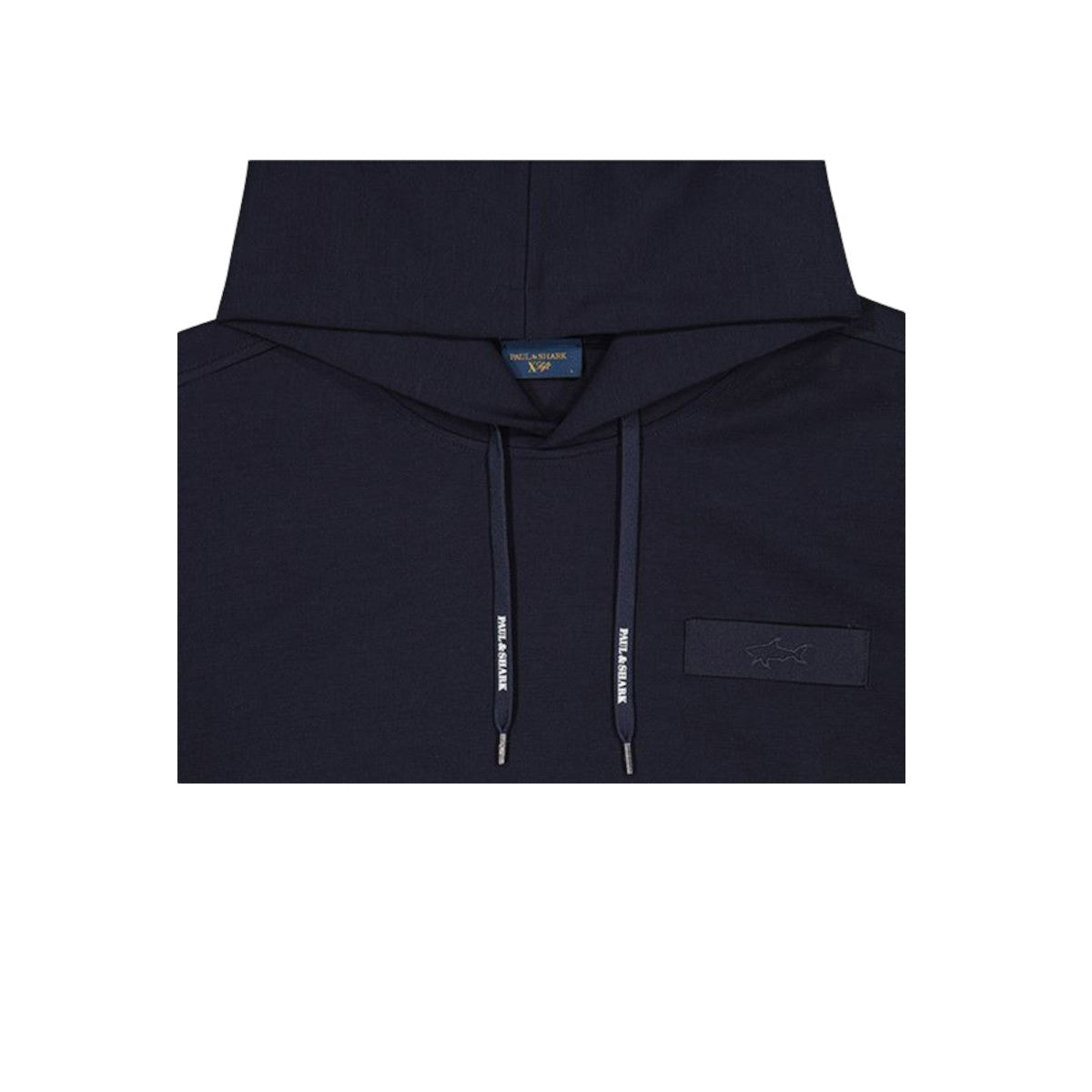 Paul & Shark Embroidered Shark Active Fleece Hoody 050 Navy