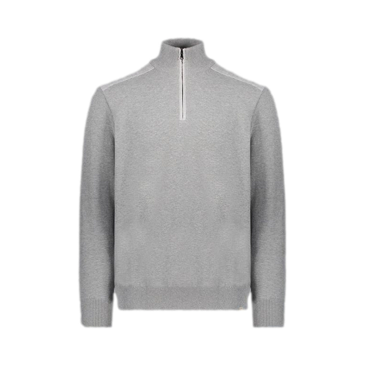 Paul & Shark Fresco Cotton Half Zip Sweater 930 Grey