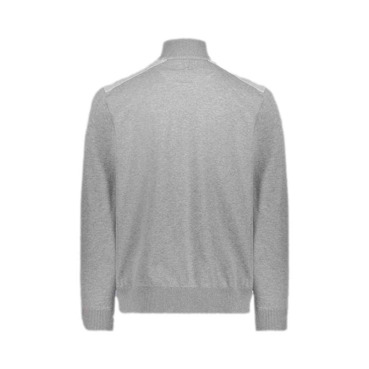 Paul & Shark Fresco Cotton Half Zip Sweater 930 Grey