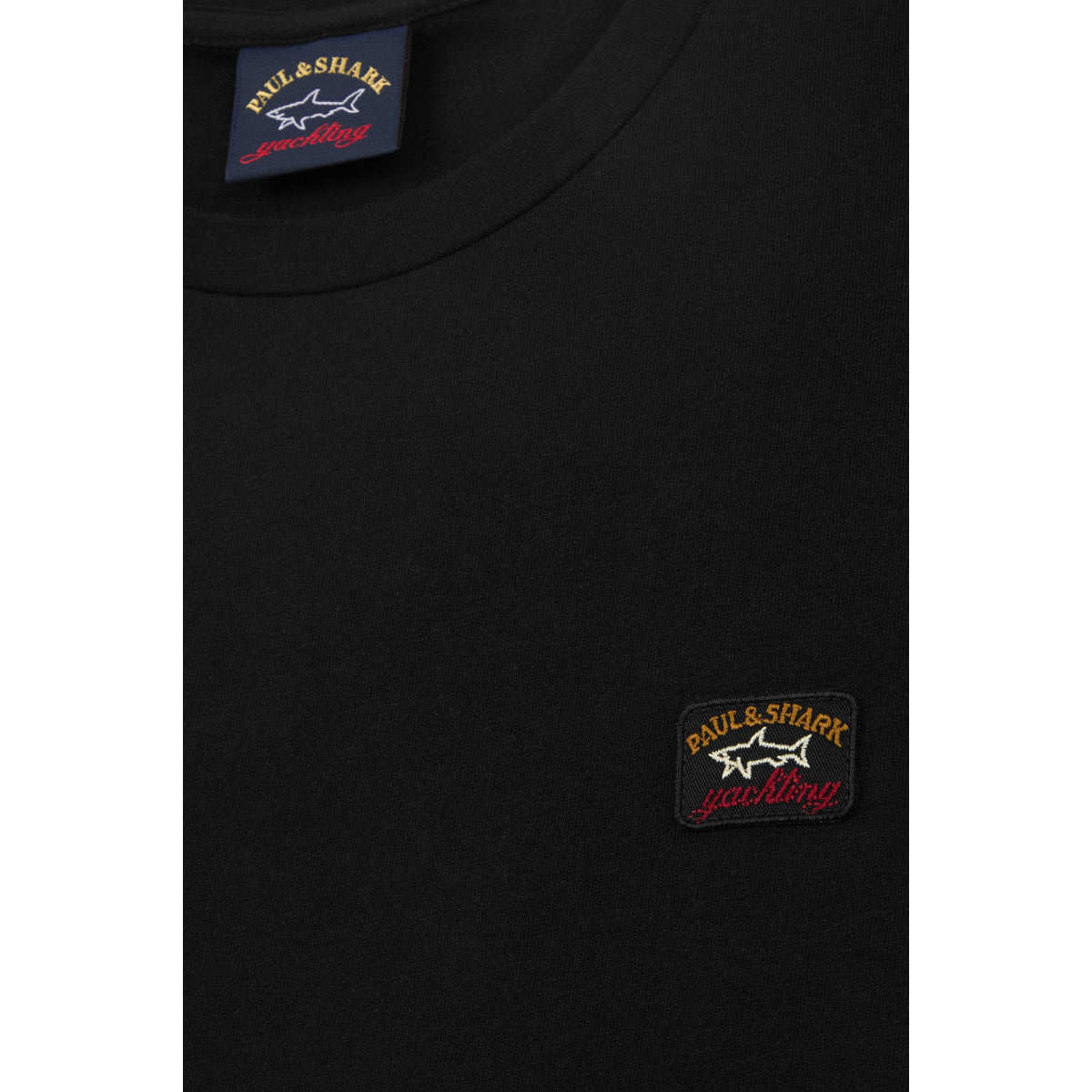 Paul & Shark Iconic Badge T-Shirt 011 Black