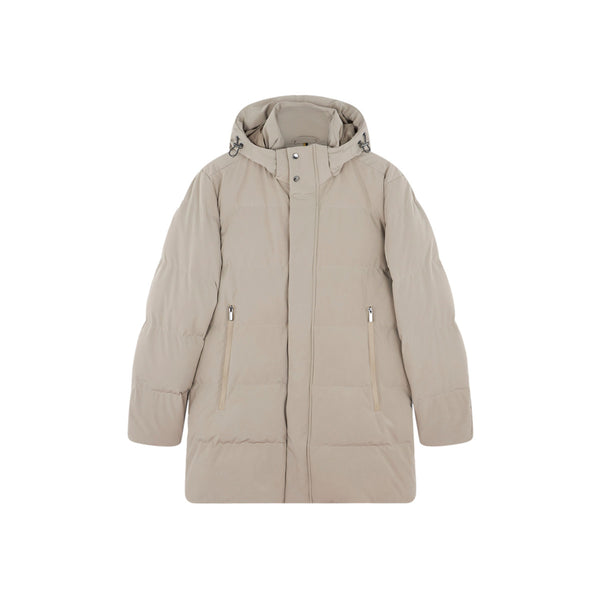 Paul & Shark Long Down Jacket 128 Beige