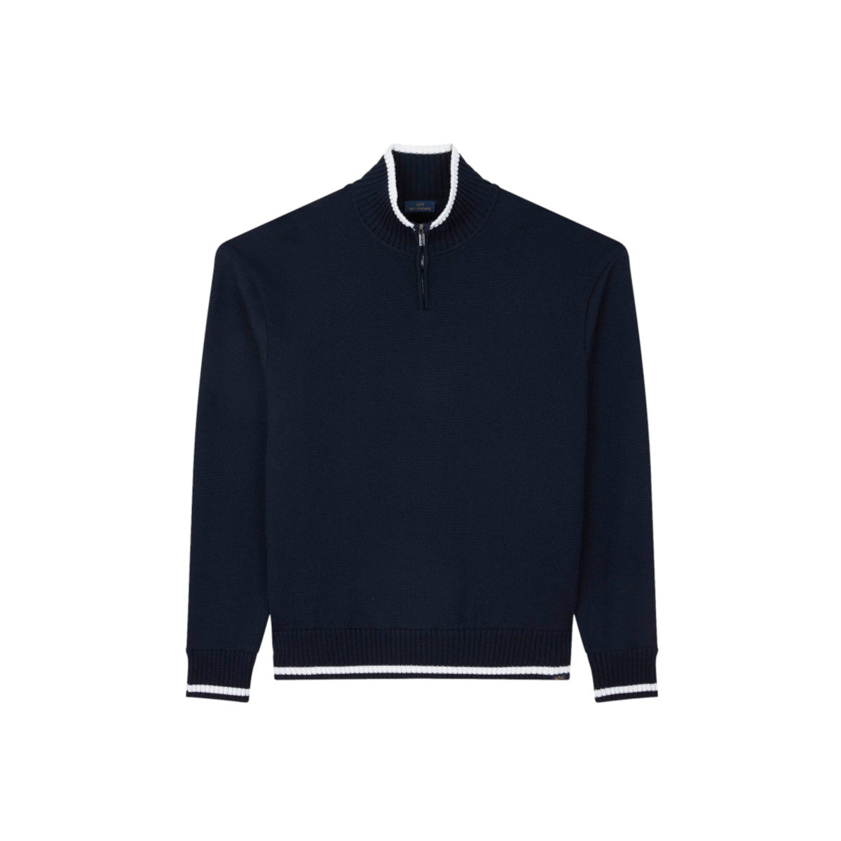 Paul & Shark Maglia Wool Half Zip Sweater 050 Navy