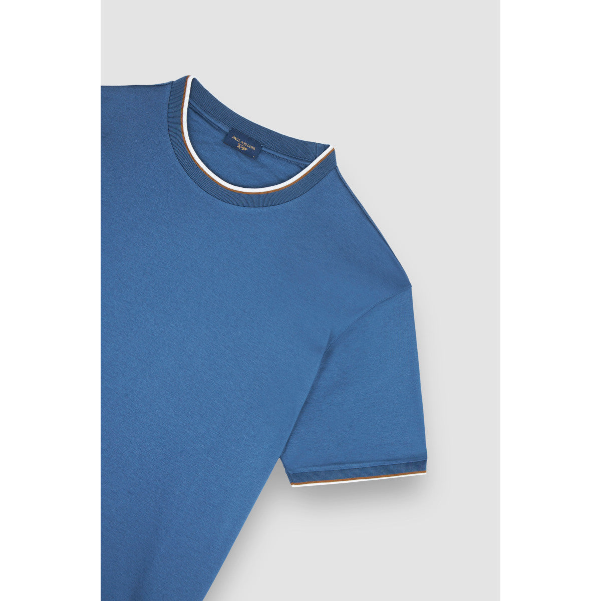 Paul & Shark Moon Badge Interlock T-Shirt 635 Dark Denim