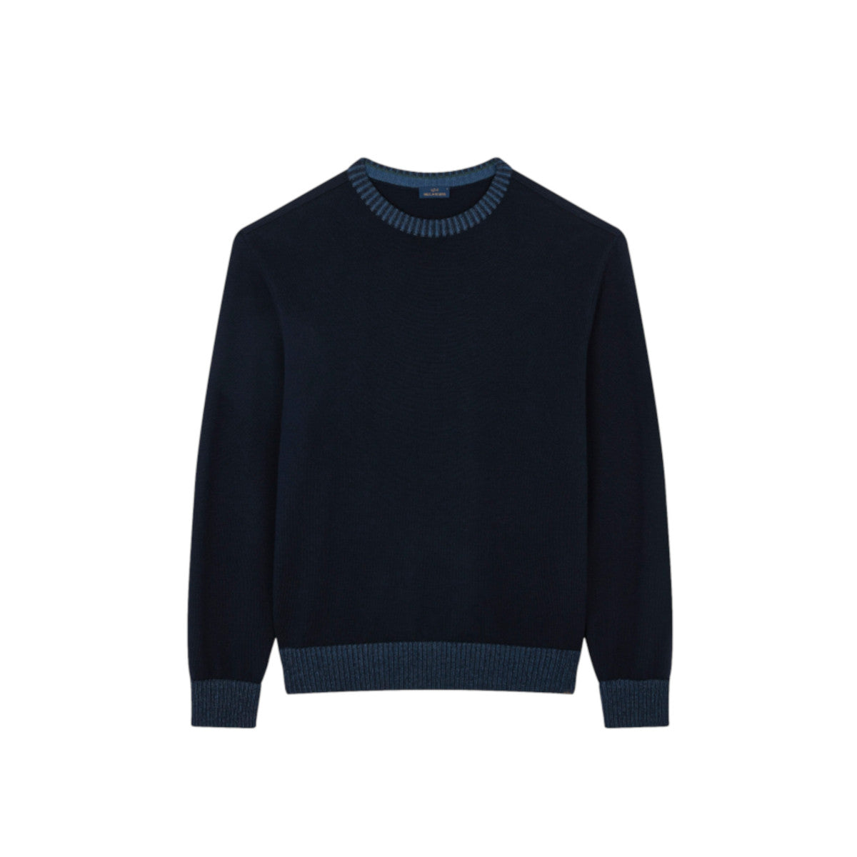 Paul & Shark Moon Badge Wool Sweater 050 Navy
