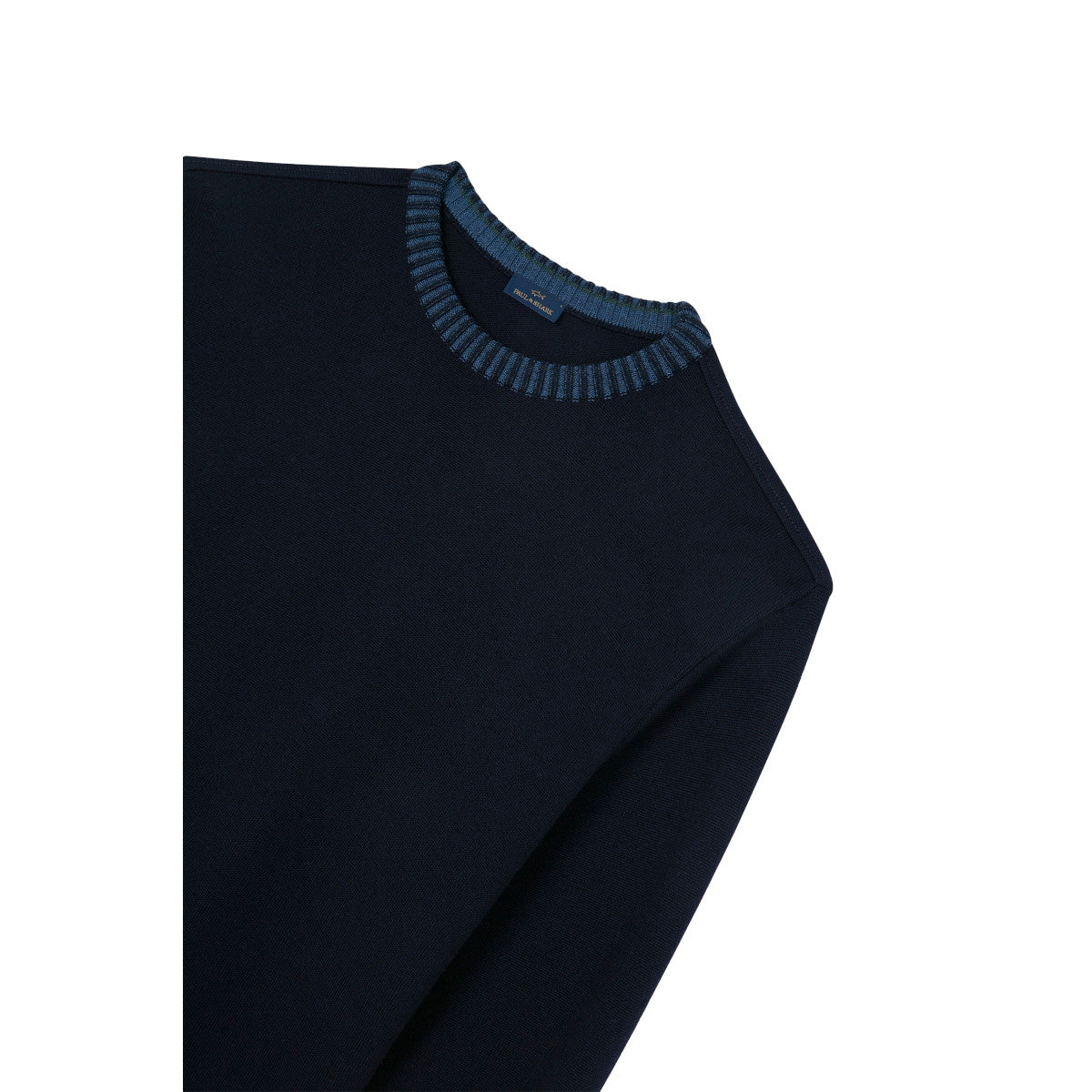 Paul & Shark Moon Badge Wool Sweater 050 Navy