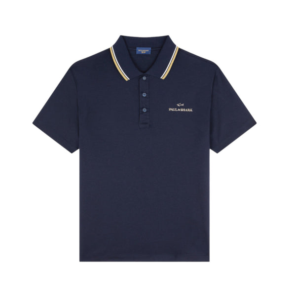 Paul & Shark Pique Polo Shirt 50E Navy