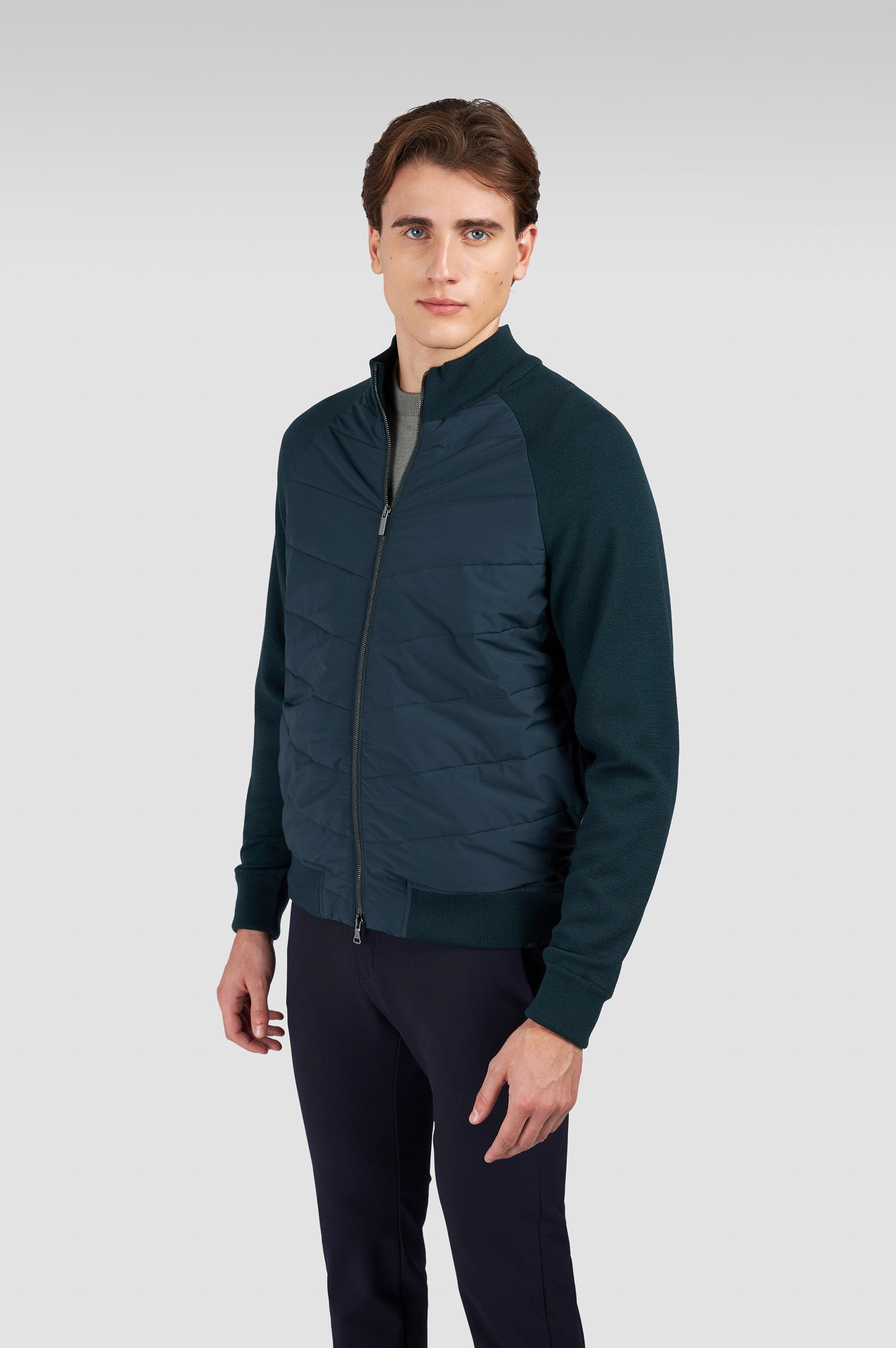 Paul & Shark Typhoon Platinum Zip Cardigan 050 Navy