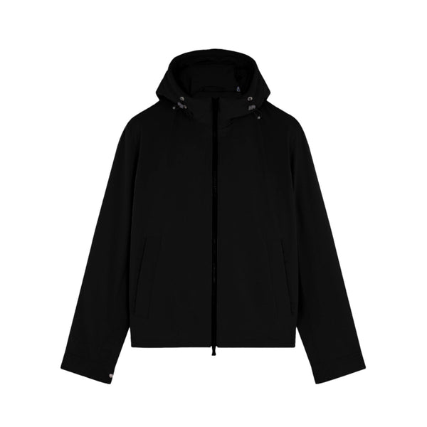 Paul & Shark Typhoon Stretch Windbreaker Jacket 011 Black