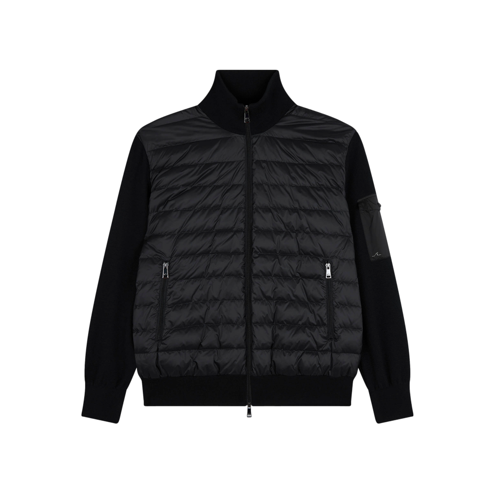 Paul & Shark Ultralight Down Tech Zip Cardigan 011 Black