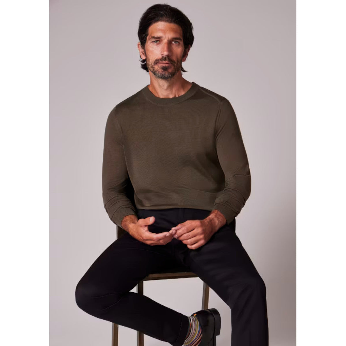 Paul Smith  Crew Neck Sweater 63 Khaki